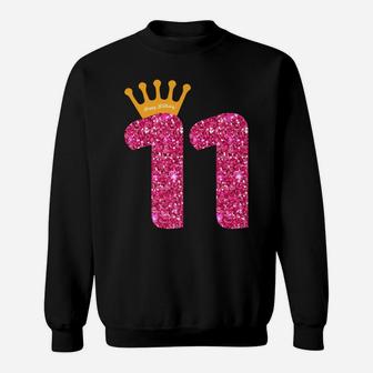Happy Birthday Shirt, Girls 11Th Party 11 Years Old Bday Sweatshirt | Crazezy DE