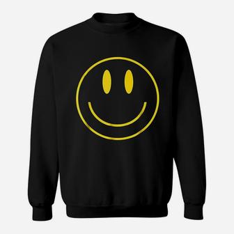 Happy Smiley Face Sweatshirt | Crazezy UK