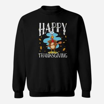Happy Thanksgiving Turkey Day Gifts Boys Girls Kids Sweatshirt - Seseable