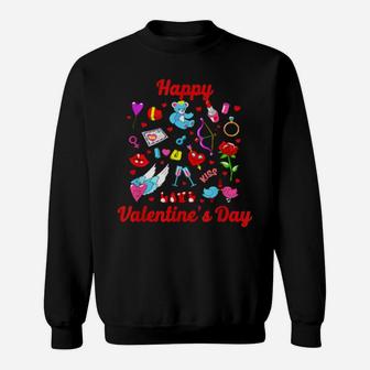 Happy Valentine Day Couple, For Sweatshirt - Monsterry UK
