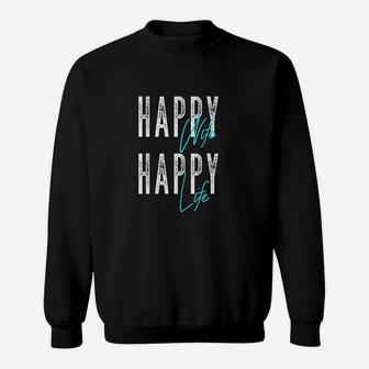 Happy Wife Happy Life Sweatshirt | Crazezy AU