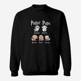 Harry Cute Puppy Dogs Potter Pups Gifts For Her Sweatshirt | Crazezy