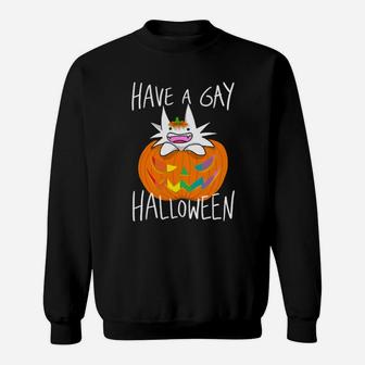Have A Gay Hallloween Sweatshirt - Monsterry CA