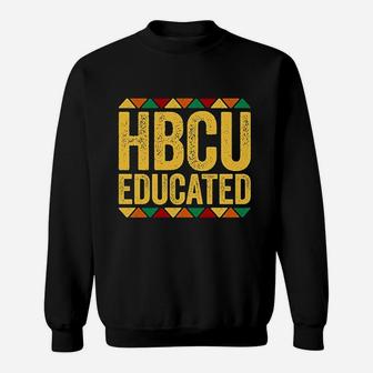 Hbcu Educated Historical Black College Alumni Long Sleeve Sweatshirt - Thegiftio