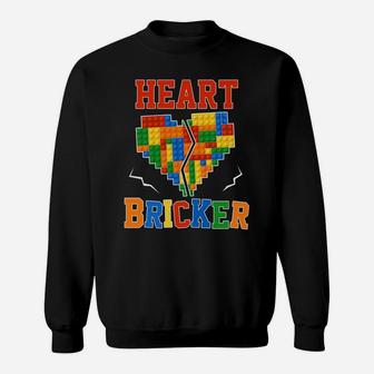 Heart Bricker Love Heart Happy Valentines Day Sweatshirt - Thegiftio UK