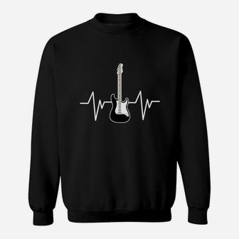 Heartbeat Bass Guitar Sweatshirt | Crazezy CA