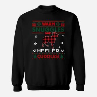 Heeler Dog Lover Christmas Pajama Shirt Xmas Ugly Christmas Sweatshirt Sweatshirt | Crazezy UK