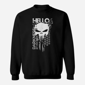 Hello Darkness My Old Friend Vintage - Gift Sweatshirt | Crazezy UK