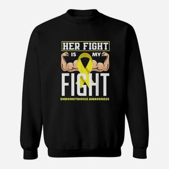 Her Fight Is My Fight Wife Daughter Awareness Sweatshirt | Crazezy DE