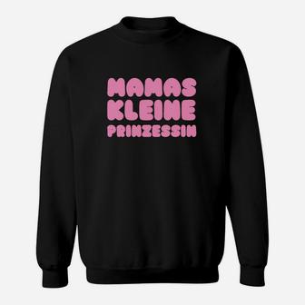 Herren-Sweatshirt Mamas kleine Prinzessin, Lustiges Design in Schwarz - Seseable