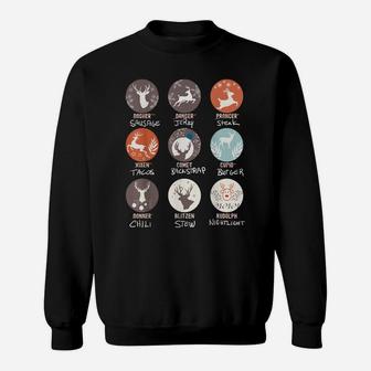 Hilarious Hunters Hunting All Santa's Reindeer Meat And More Sweatshirt | Crazezy CA