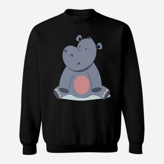 Hippos Are My Spirit Animal Design For Hippopotamus Lover Sweatshirt | Crazezy