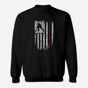 Hockey American Usa Flag Hockey Sweatshirt - Thegiftio UK
