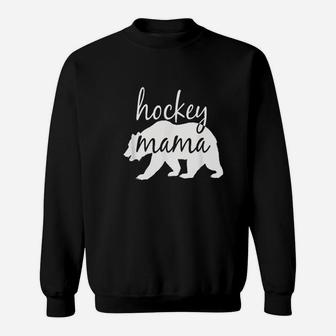 Hockey Mama Bear Sweatshirt | Crazezy
