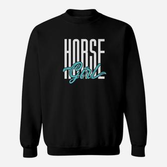 Horse Girl Cute Horse Riding Gifts Sweatshirt - Thegiftio