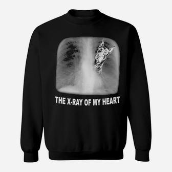Horse The X'ray Of My Heart Sweatshirt - Monsterry AU