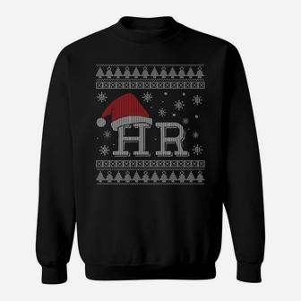 Hr Holiday Clothes Funny Human Resources Ugly Christmas Gift Sweatshirt | Crazezy AU