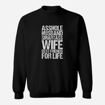 Husband And Wife Best Friend Life Sweatshirt | Crazezy DE