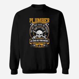 I Am A Plumber I Can Lay Pipe Sweatshirt - Thegiftio UK