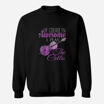 I Am Awesome I Play The Cello Sweatshirt - Thegiftio UK