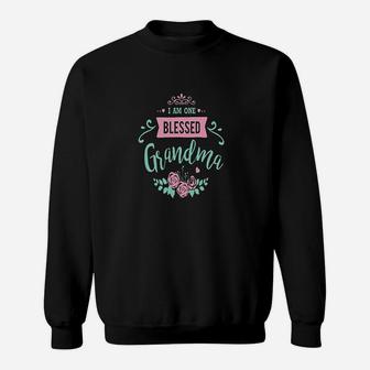I Am One Blessed Grandma Sweatshirt | Crazezy UK