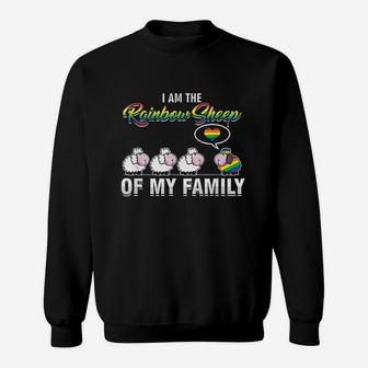 I Am The Rainbow Sheep Of My Family Sweatshirt | Crazezy DE