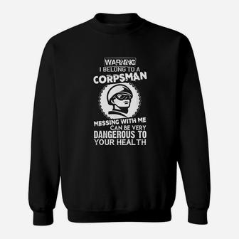 I Belong To A Corpsman Sweatshirt | Crazezy CA