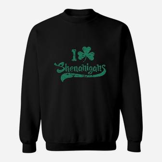 I Clover Shenanigans Funny Irish Clover St Saint Patricks Day Sweatshirt - Thegiftio UK