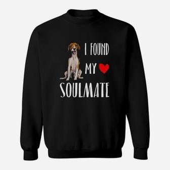 I Found My Soulmate American Dog Lover Sweatshirt | Crazezy CA