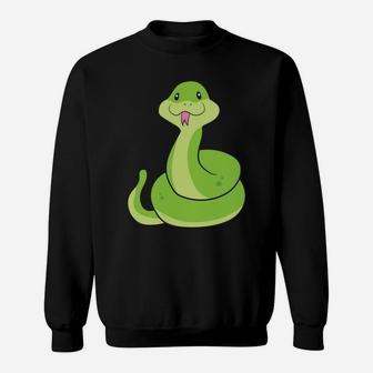 I Just Really Like Snakes Ok Funny Snake Reptile Python Sweatshirt | Crazezy AU