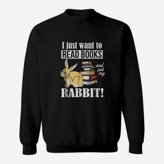 I Just Want To Read Books Sweatshirt | Crazezy