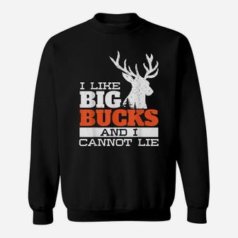 I Like Big Bucks Women Hunter Duck Hunt Sweatshirt | Crazezy CA