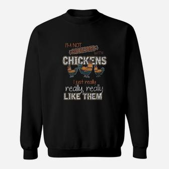 I Like Chicken Sweatshirt | Crazezy