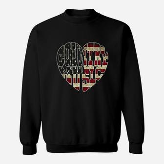 I Love America Country Music Sweatshirt | Crazezy UK