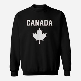 I Love Canada Minimalist Canadian Flag Sweatshirt - Thegiftio UK
