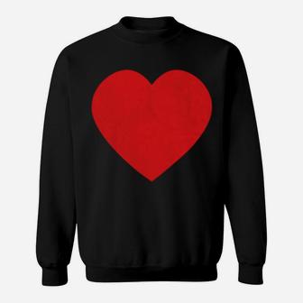 I Love Hot Dads Vintage Funny Red Heart Love Dad Sweatshirt | Crazezy DE