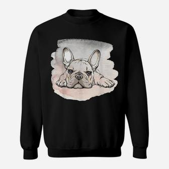 I Love My French Bulldog, Cute Frenchie Dog Mom Sweatshirt | Crazezy AU