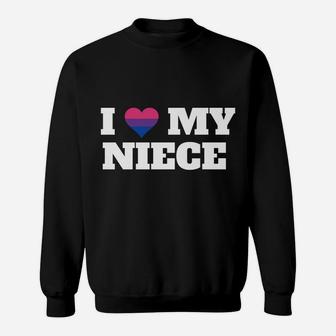 I Love My Niece Uncle Aunt Gifts From Niece Sweatshirt | Crazezy UK