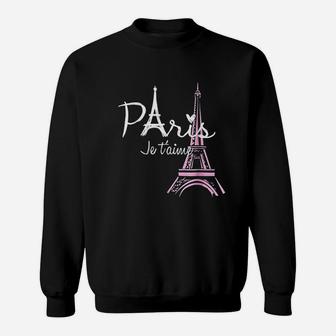 I Love Paris Eiffel Tower France Sweatshirt | Crazezy CA