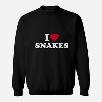 I Love Snakes Sweatshirt | Crazezy AU