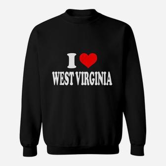 I Love West Virginia Sweatshirt | Crazezy CA