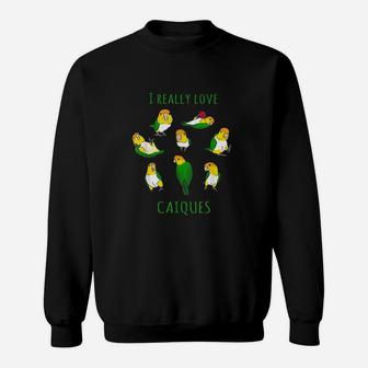I Really Love Caiques Sweatshirt | Crazezy AU