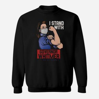I Stand With Governor Whitmer Sweatshirt - Monsterry