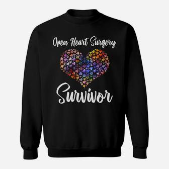 I Survived Open Heart Surgery Tshirt Heart Attack Survivor Sweatshirt | Crazezy UK