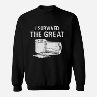 I Survived The Great Toilet Paper Sweatshirt | Crazezy