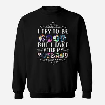 I Tried To Be Good Sweatshirt - Monsterry