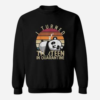 I Turned Thirteen In Nap Panda Sweatshirt | Crazezy