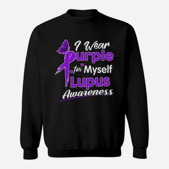 I Wear Purple For Myself Sweatshirt | Crazezy CA