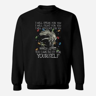 I Will Speak For You I Will Fight For You Sweatshirt - Monsterry AU