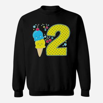 Ice Cream Second Birthday Sweatshirt | Crazezy DE